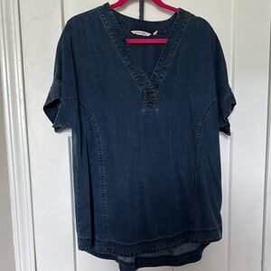 Soft Surroundings Relaxed Black T-Shirt